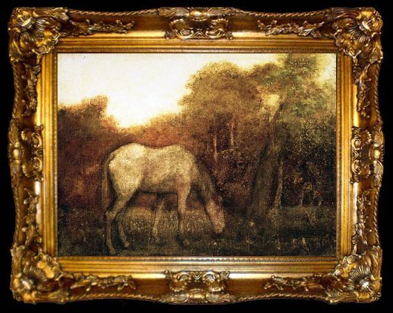 framed  Albert Pinkham Ryder Grazing Horse, ta009-2